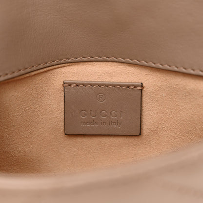 Gucci Calfskin Matelasse Super Mini GG Marmont Shoulder Bag Porcelain Rose 6 of 10
