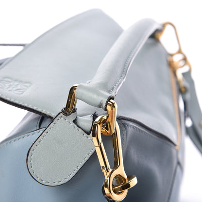 Loewe Calfskin Small Puzzle Bag Aqua Light Blue Stone Blue 10 of 15