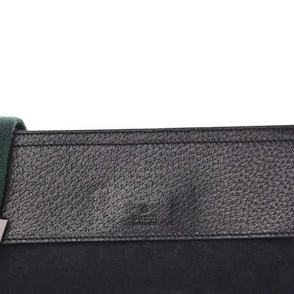 Gucci Monogram Web Belt Pouch Bag Black 10 of 10