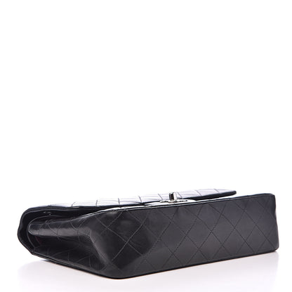 Chanel Lambskin Quilted Medium Double Flap Black 4 of 17