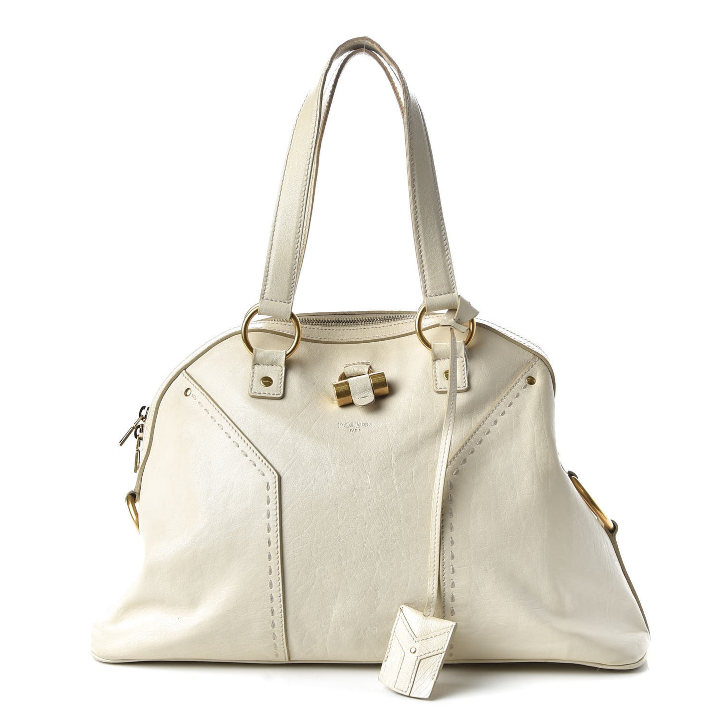 Calfskin Large Muse Ivory