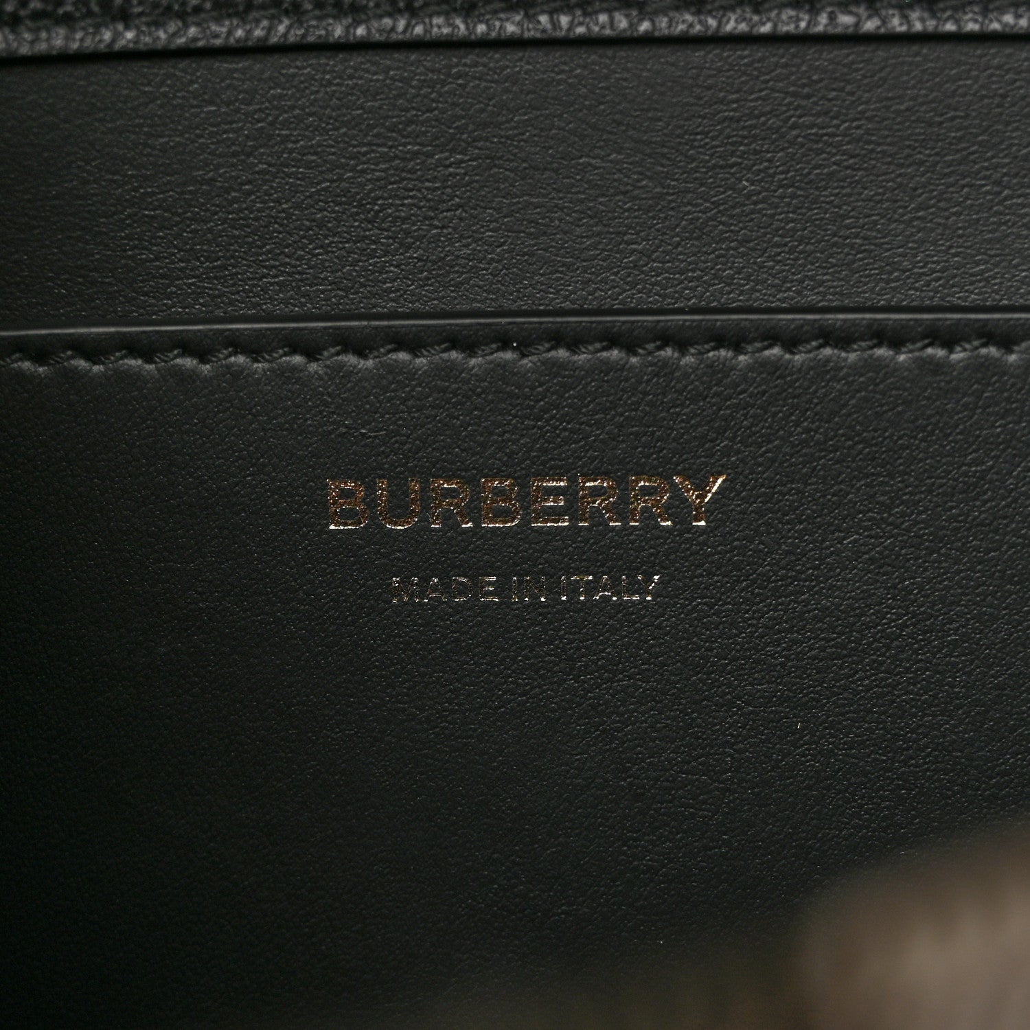 Burberry Derby Calfskin House Check Mackford Crossbody Bag Black 6 of 10