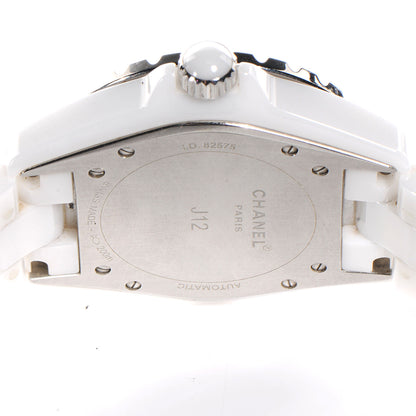 Chanel Stainless Steel Ceramic 38mm J12 Automatic Watch White 4 of 5