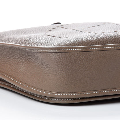Hermes Taurillon Clemence Evelyne III PM Etoupe 5 of 12