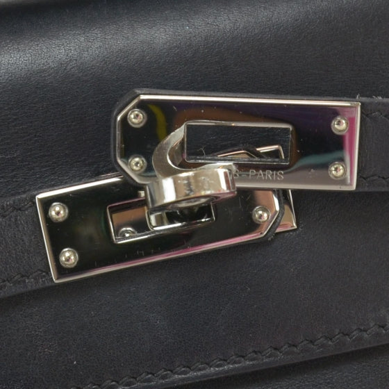 Hermes Swift Kelly Pochette Black 4 of 7