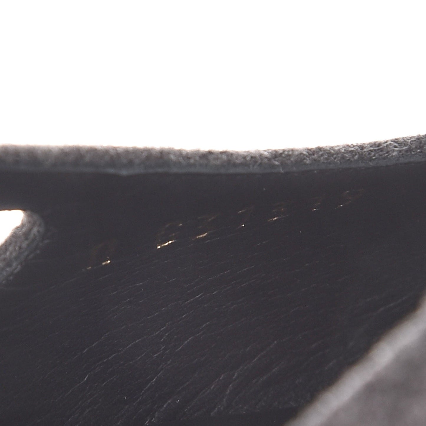 Wool Velvet Cap Toe CC Slingback Pumps 36 Black Grey