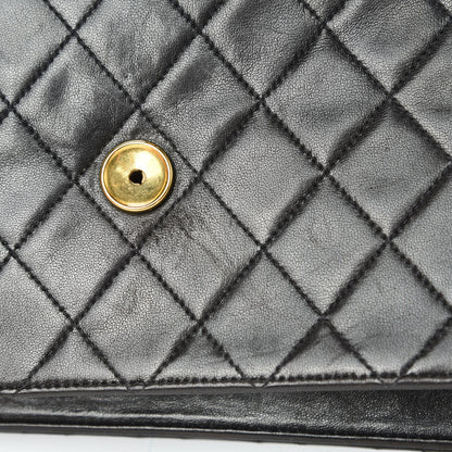 Chanel Lambskin Quilted Medium Single Flap Black 14 of 16