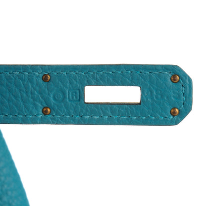 Hermes Togo Birkin 35 Turquoise 10 of 23