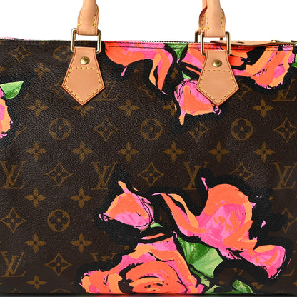 Louis Vuitton Monogram Roses Speedy 30 8 of 10