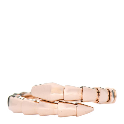 Bulgari 18K Rose Gold Serpenti Viper Ring XL 1 of 5