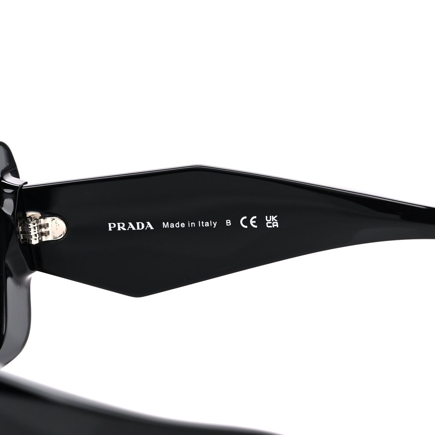 Acetate Symbole Sunglasses SPR 08Y Black
