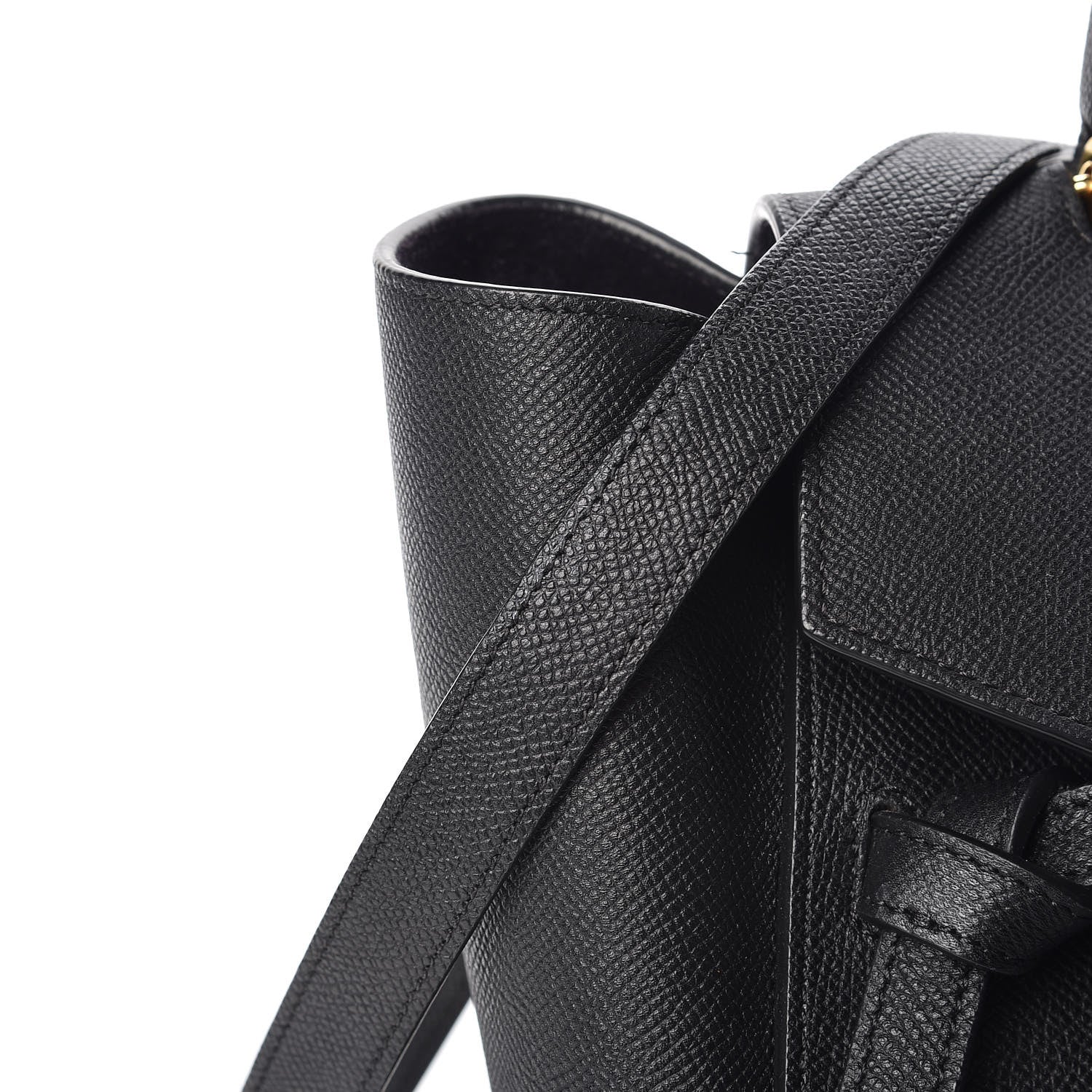 Celine Grained Calfskin Mini Belt Bag Black 10 of 10