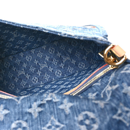 Louis Vuitton Monogram Denim Diane Blue 5 of 10