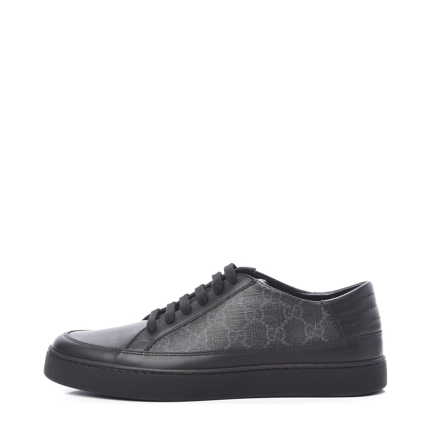 GG Supreme Monogram Mens Sneakers 6.5 Black