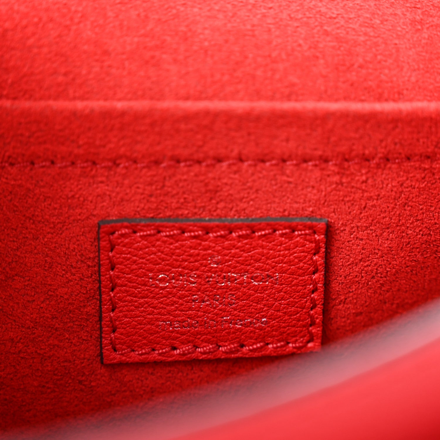 Louis Vuitton Soft Calfskin Mylockme Chain Bag BB Rubis 6 of 13