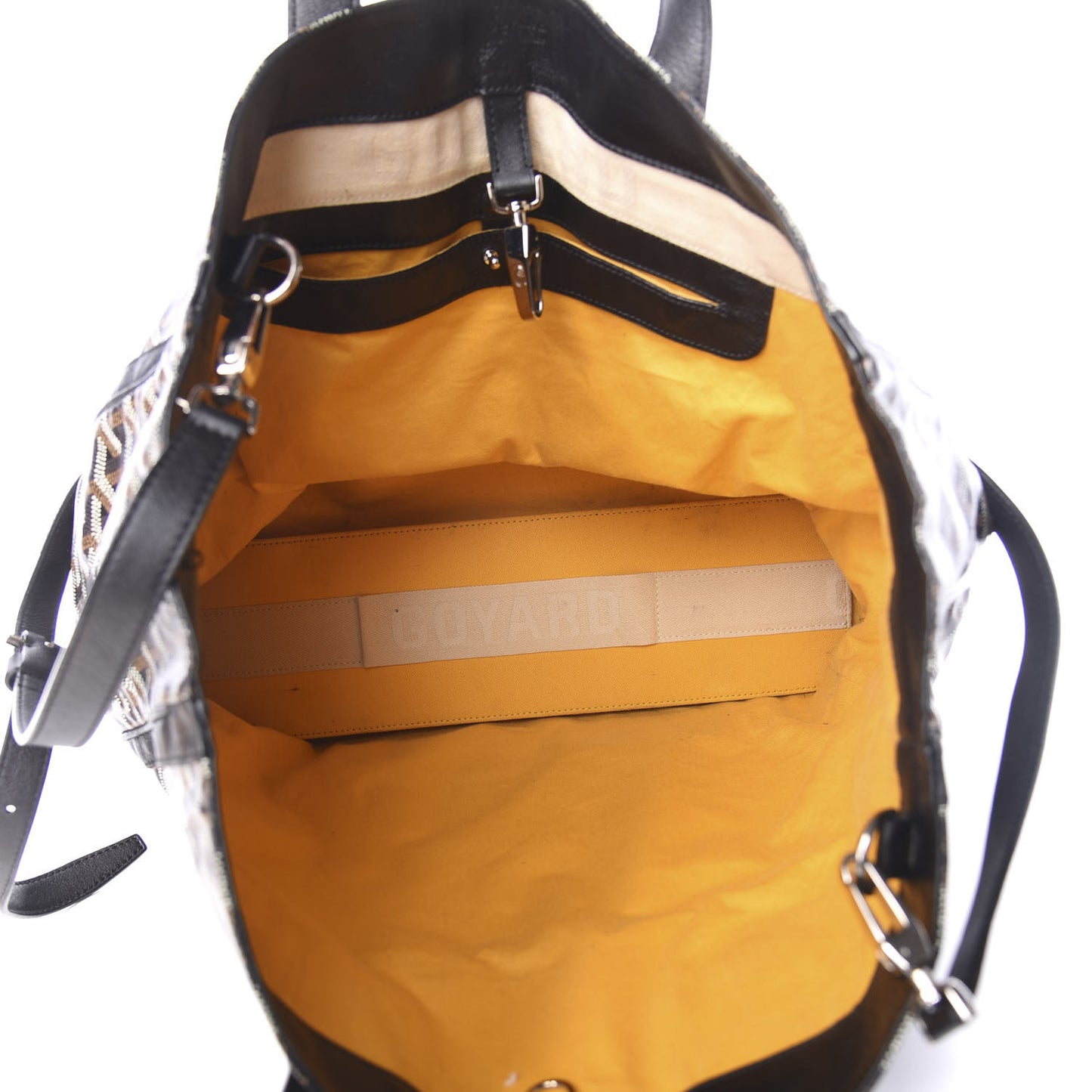 Goyardine Voltaire Tote Black