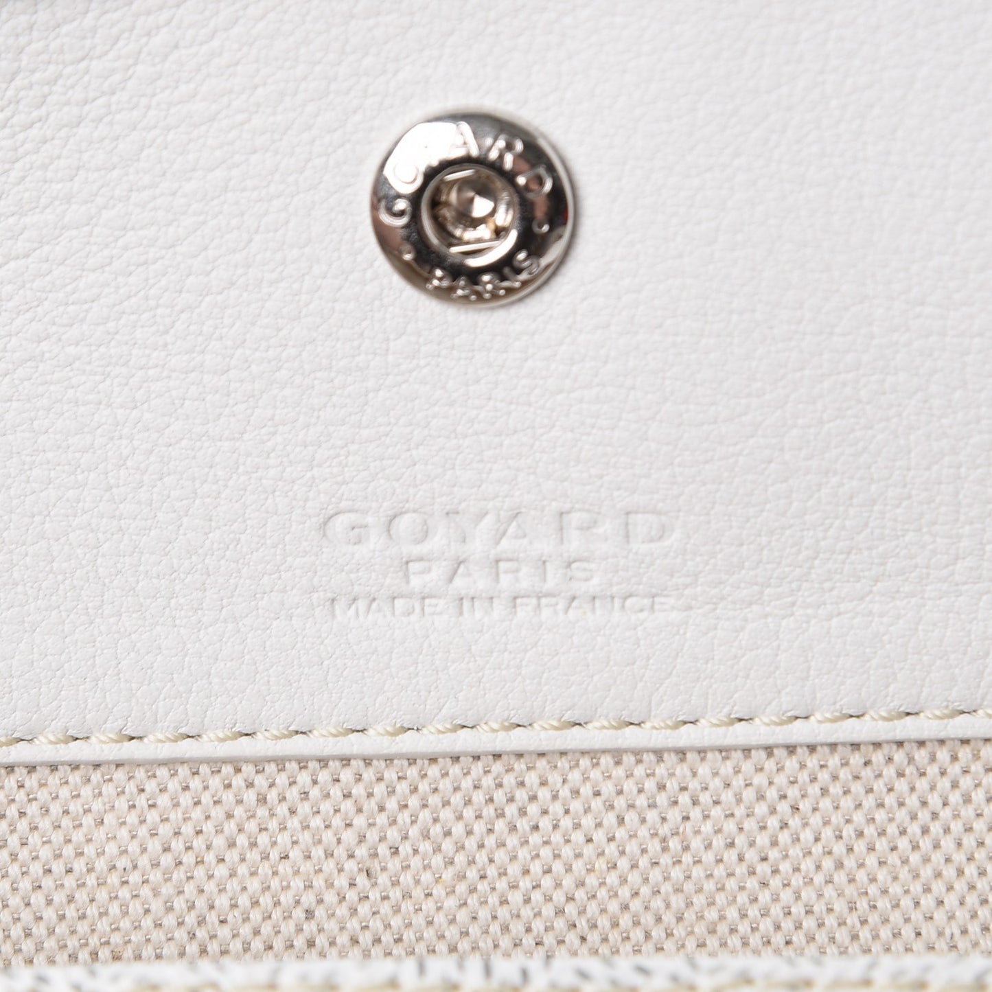 Goyardine Reversible Anjou PM White