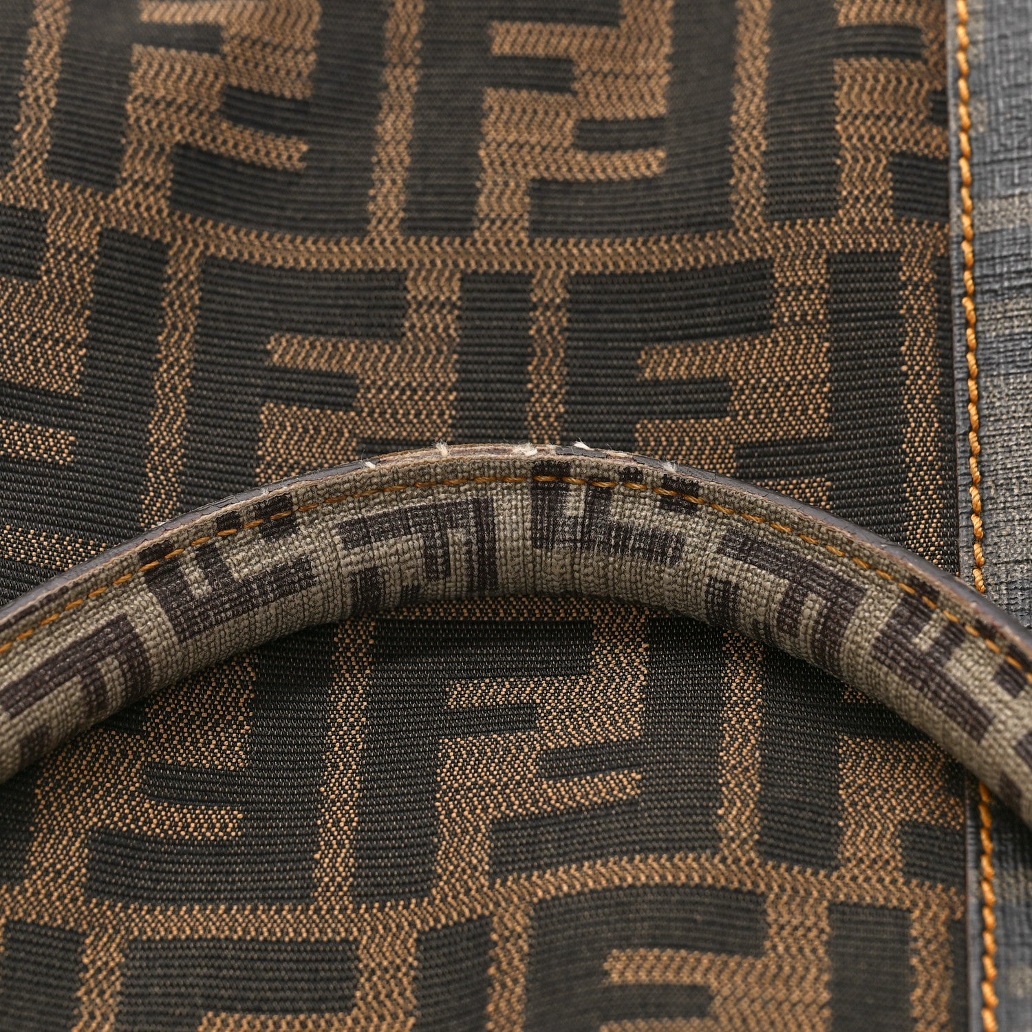 Fendi Zucca Zucchino Spalmati Large B Mix Tote Tobacco 9 of 10