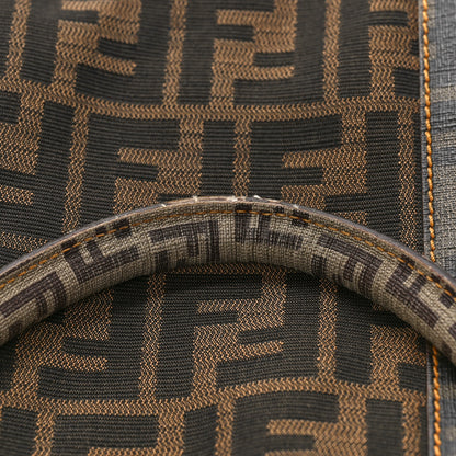 Fendi Zucca Zucchino Spalmati Large B Mix Tote Tobacco 9 of 10