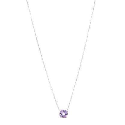 Tiffany Sterling Silver Amethyst Sparklers Pendant Necklace 1 of 4