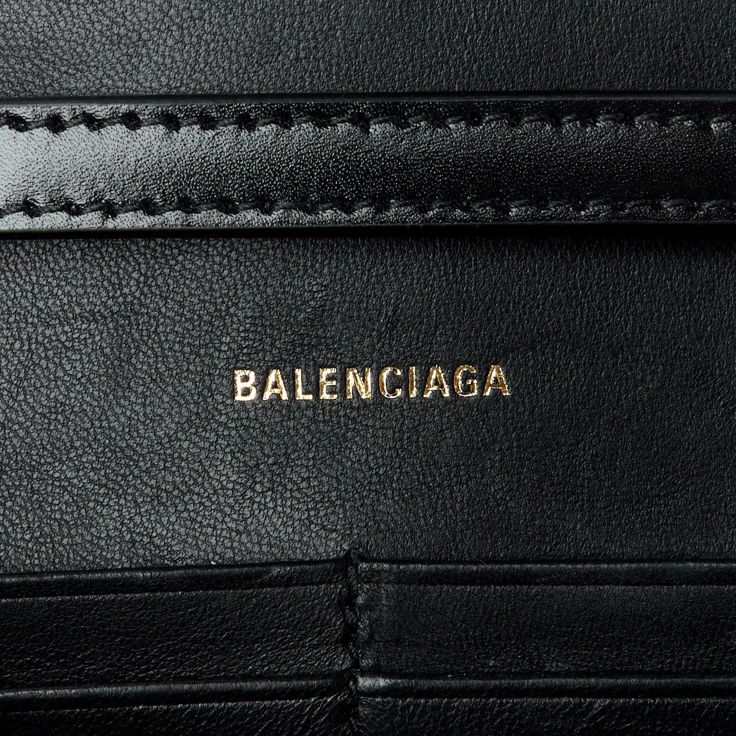 Balenciaga Shiny Box Calfskin Hourglass Chain Bag Black 6 of 10