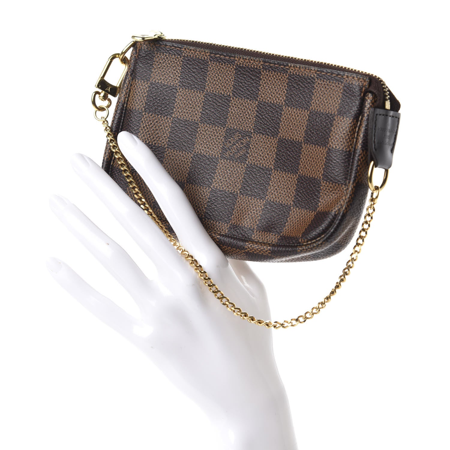 Louis Vuitton Damier Ebene Mini Pochette Accessories 2 of 7