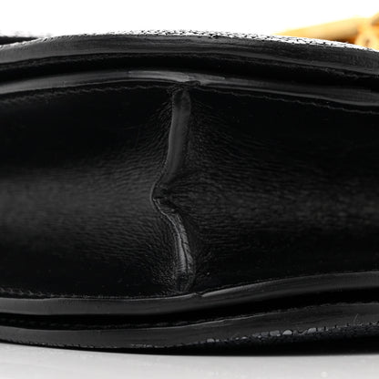 Celine Stingray Medium Classic Box Flap Bag Black 9 of 13