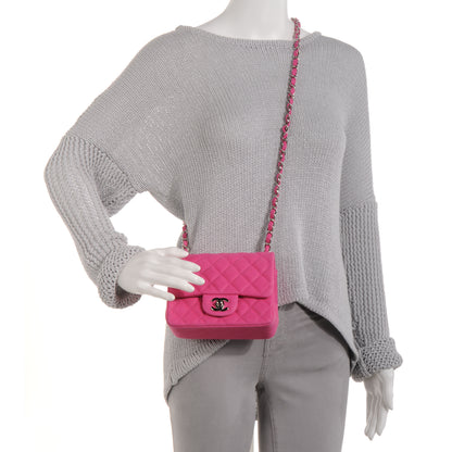 Chanel Iridescent Caviar Quilted Mini Square Flap Pink 2 of 8