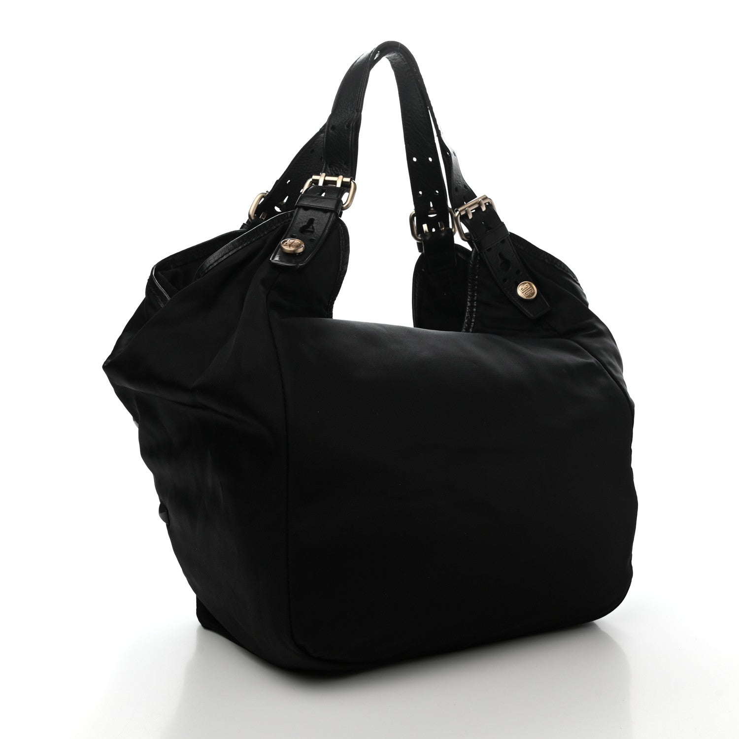 Givenchy Nylon Studded Shoulder Bag Black 2 of 11
