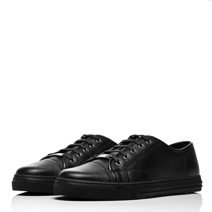 Gucci Nappa Mens Low Top Sneakers 9 Black 3 of 8