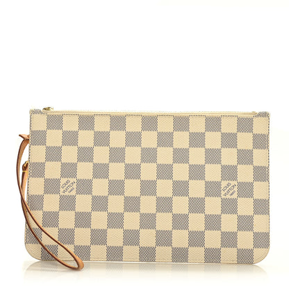 Louis Vuitton Damier Azur Neverfull MM GM Pochette 1 of 6
