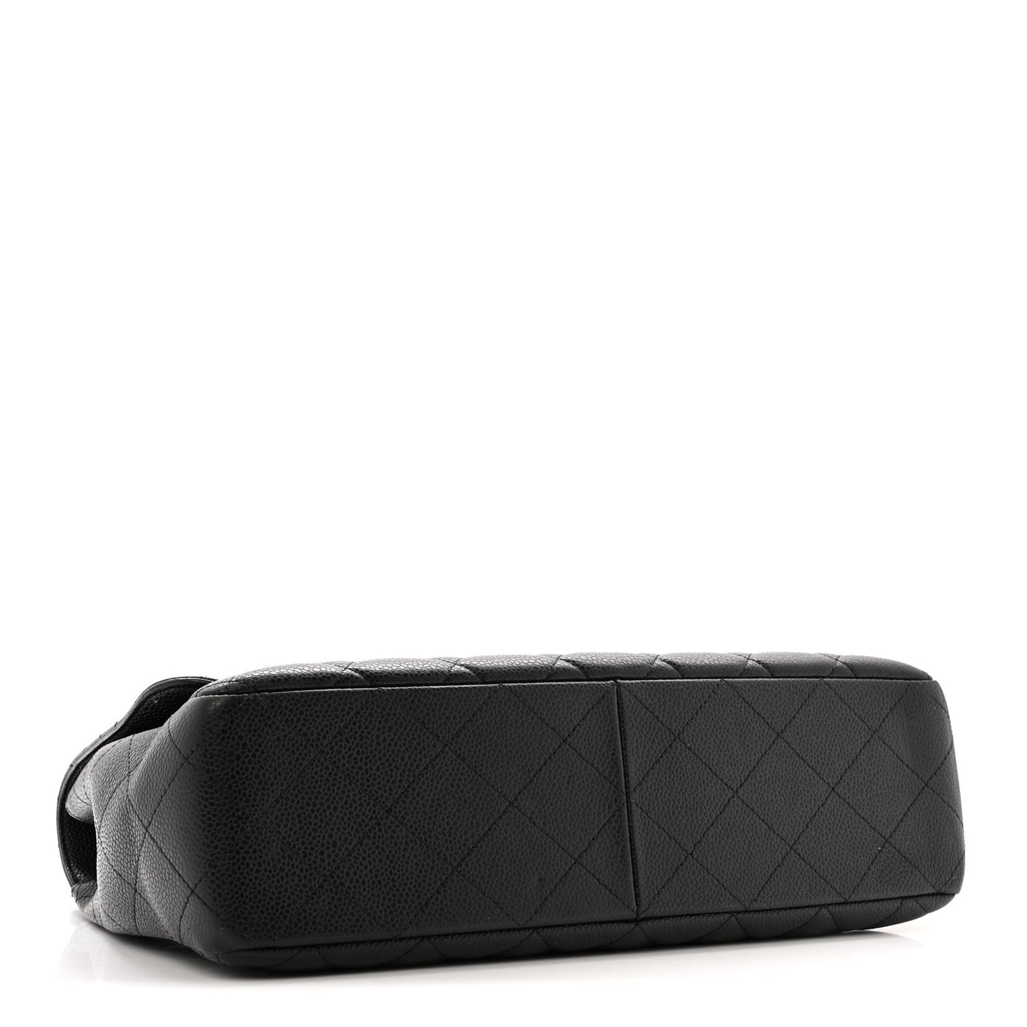 Caviar Quilted Jumbo Single Flap Black