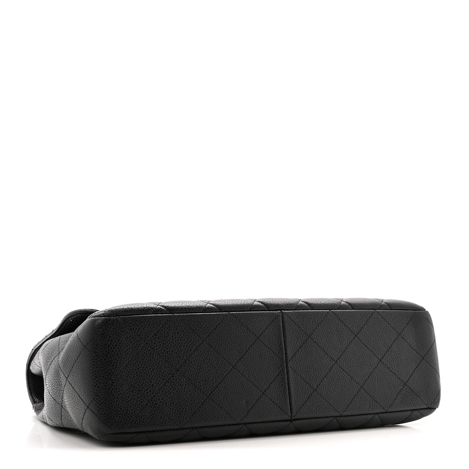 Chanel Caviar Quilted Jumbo Single Flap Black 4 of 12