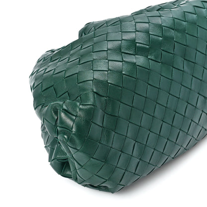 Bottega Veneta Nappa Maxi Intrecciato The Pouch Oversized Clutch Raintree 11 of 12