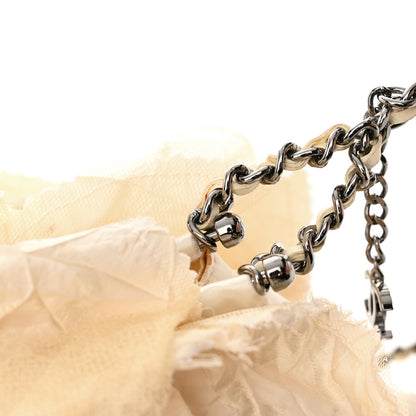 Chanel Satin Mesh Lace Camellia Beige 12 of 12
