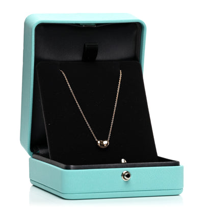 Tiffany 18K Rose Gold 9mm Elsa Peretti Bean Pendant Necklace 5 of 5