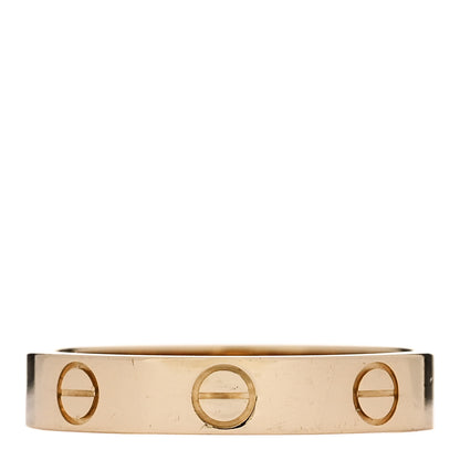 Cartier 18K Yellow Gold 3.5mm LOVE Wedding Band Ring 54 6.75 4 of 5