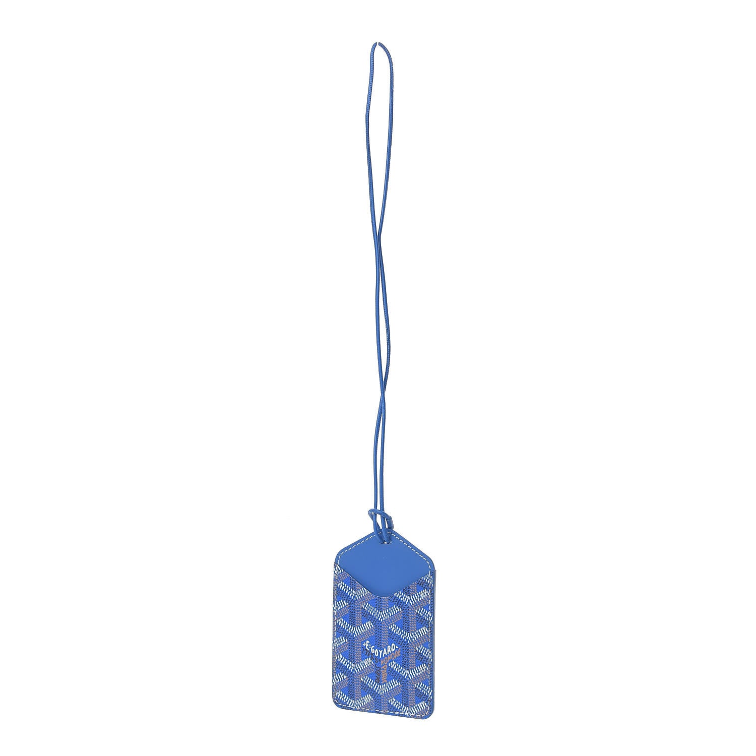 Goyard Goyardine Luggage Tag Sky Blue 1 of 3