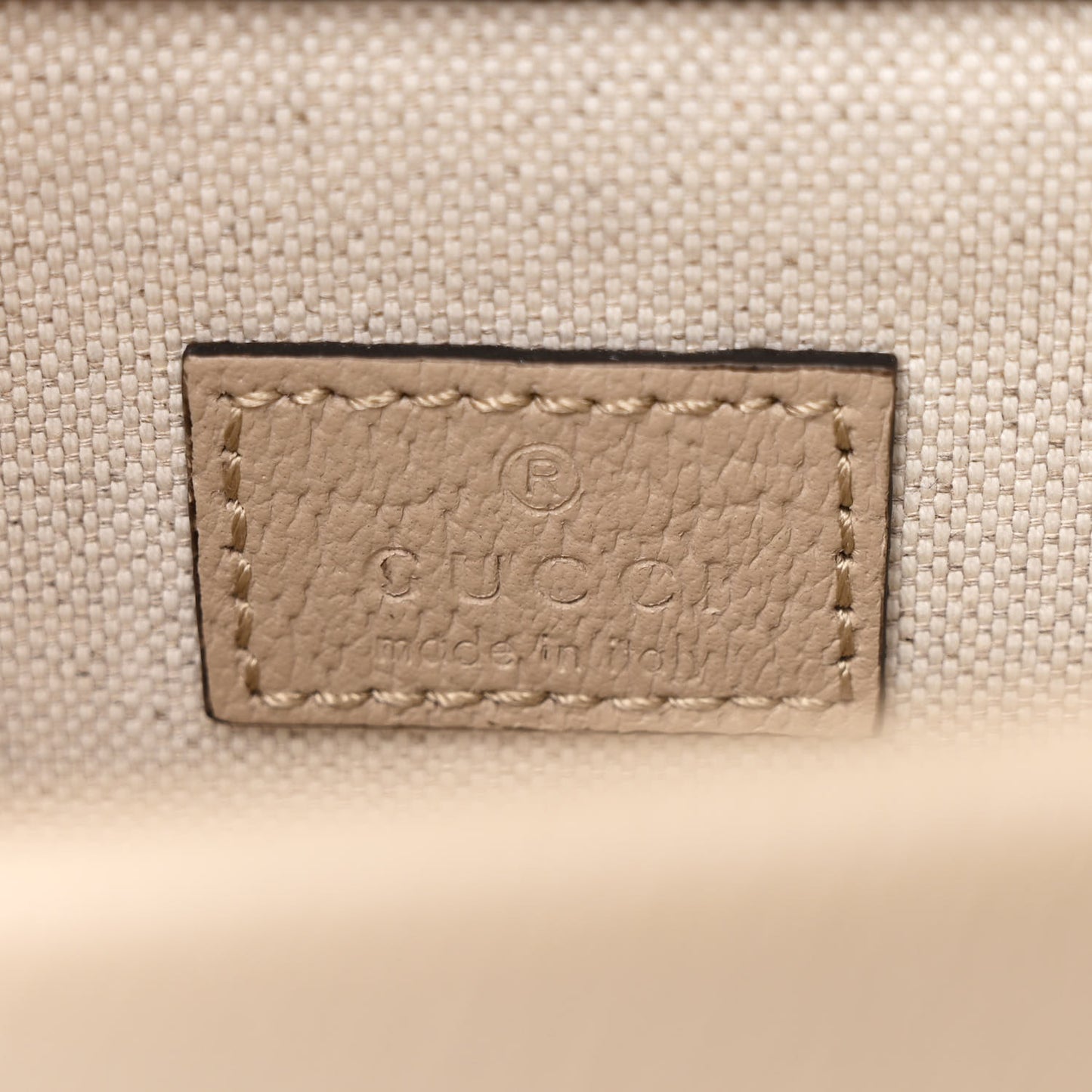 GG Supreme Monogram Textured Dollar Calfskin Small Rectangular Dionysus Shoulder Bag Beige Mystic White Oatmeal