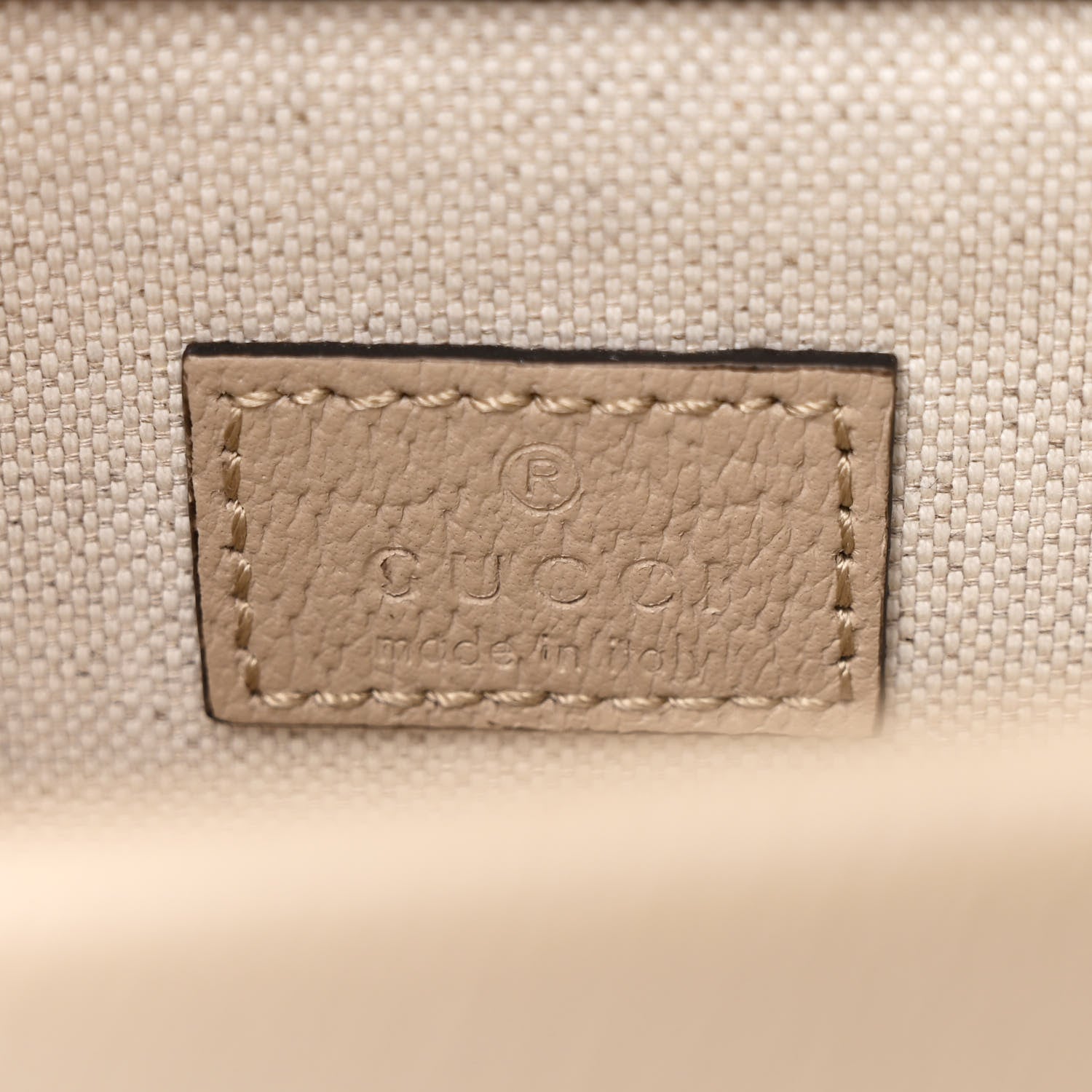 Gucci GG Supreme Monogram Textured Dollar Calfskin Small Rectangular Dionysus Shoulder Bag Beige Mystic White Oatmeal 6 of 11