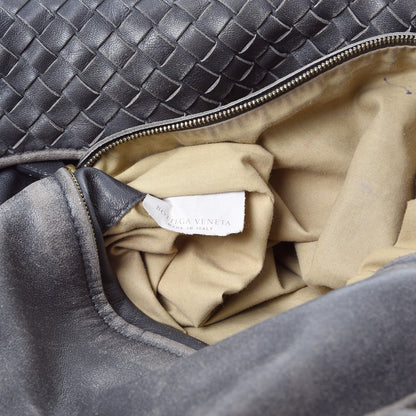 Bottega Veneta Nappa Intrecciato Sloane Hobo Ferro Gray 7 of 20
