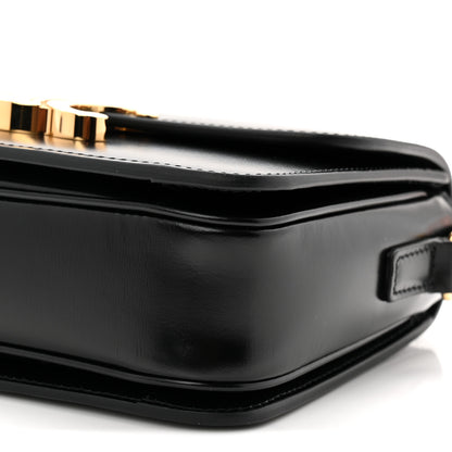Celine Shiny Calfskin Teen Triomphe Black 10 of 10