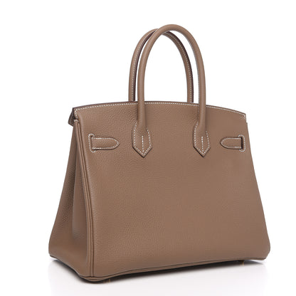 Hermes Togo Birkin 30 Etoupe 2 of 10