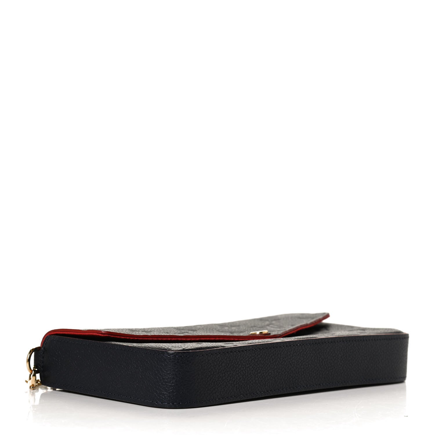 Louis Vuitton Empreinte Pochette Felicie Chain Wallet Marine Rouge 5 of 15