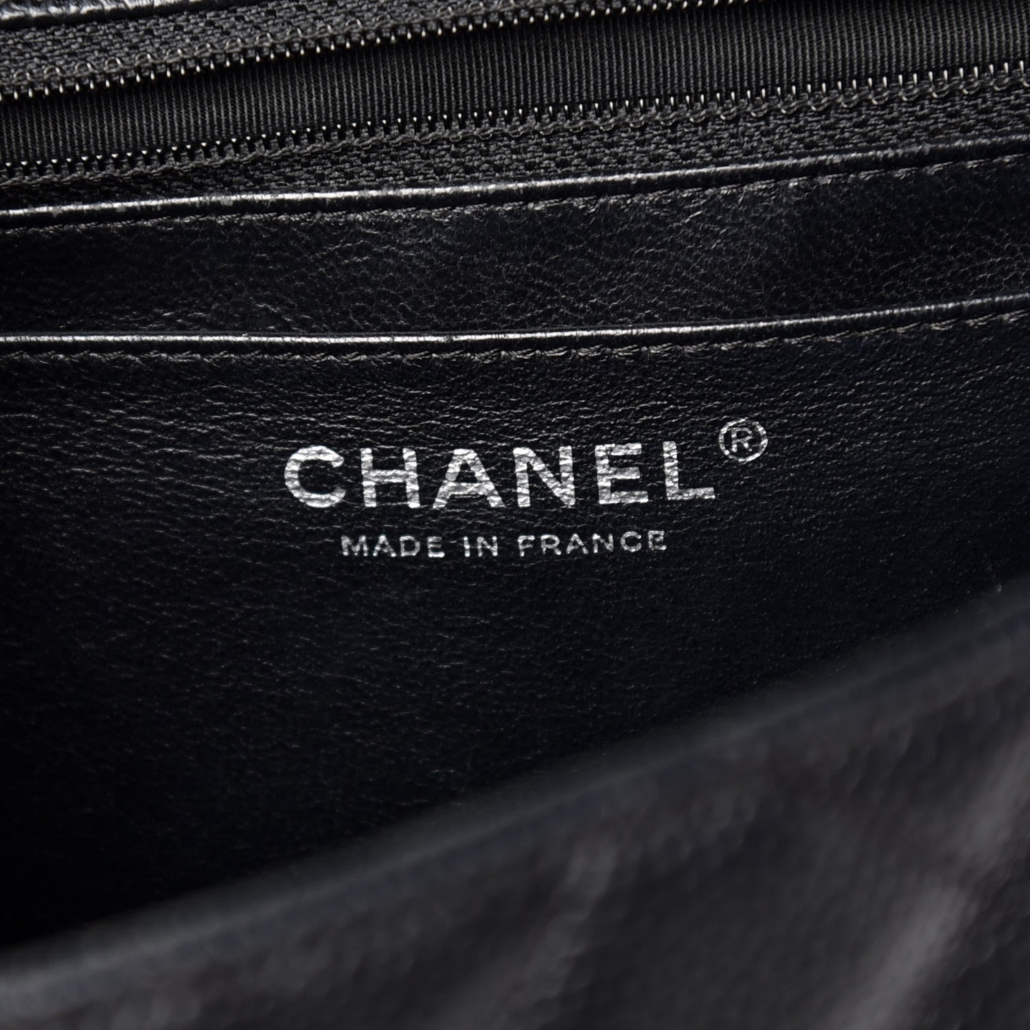 Chanel Caviar Quilted Jumbo Single Flap Black 6 of 9