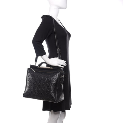 3.1 Phillip Lim 3.1 Calfskin Embossed Large Ryder Satchel Black 3 of 10