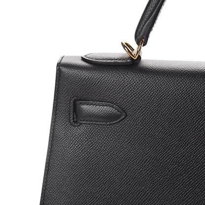 Hermes Epsom Kelly Sellier 32 Black 11 of 32