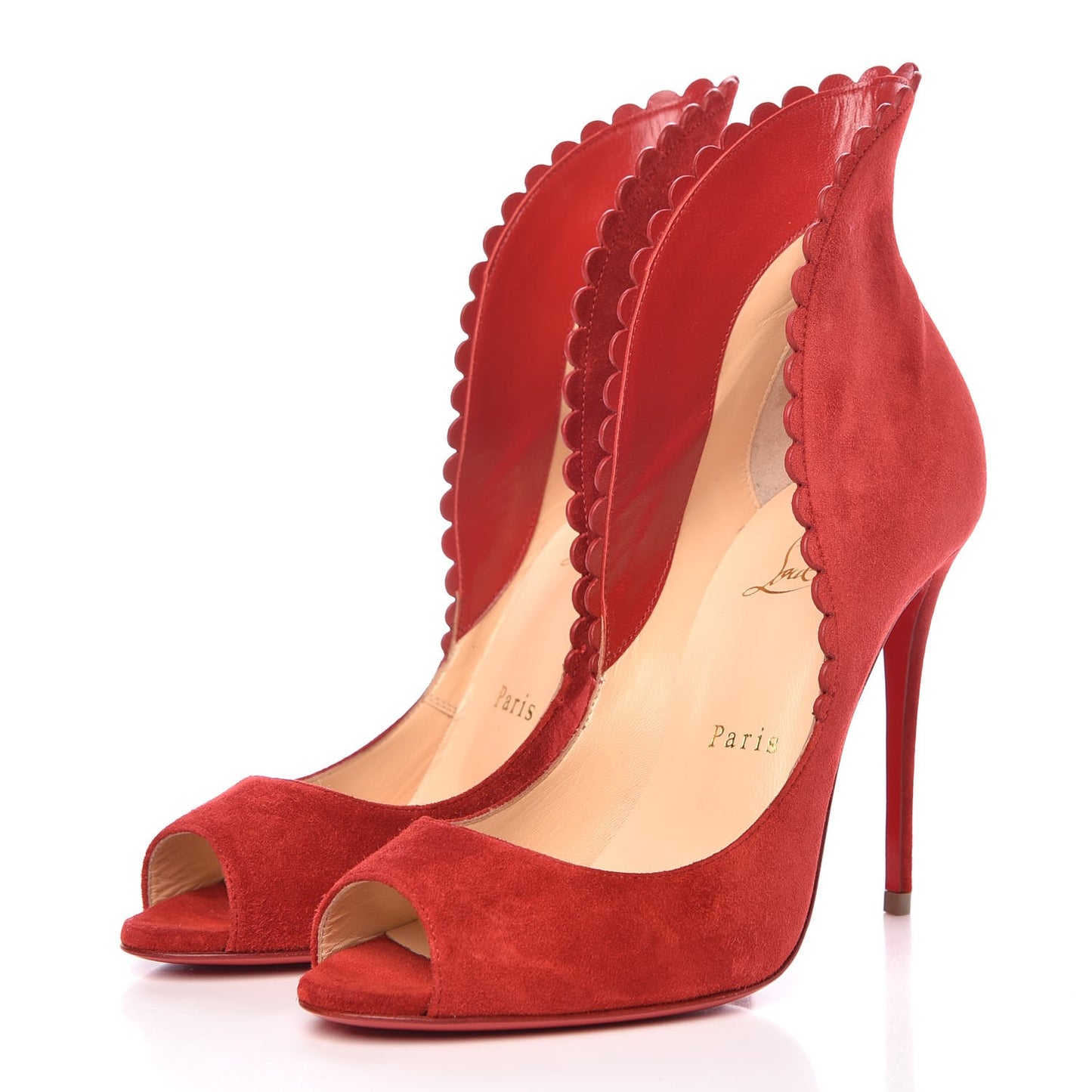Veau Velours Pijonina 100 Booties 37 Rougissime