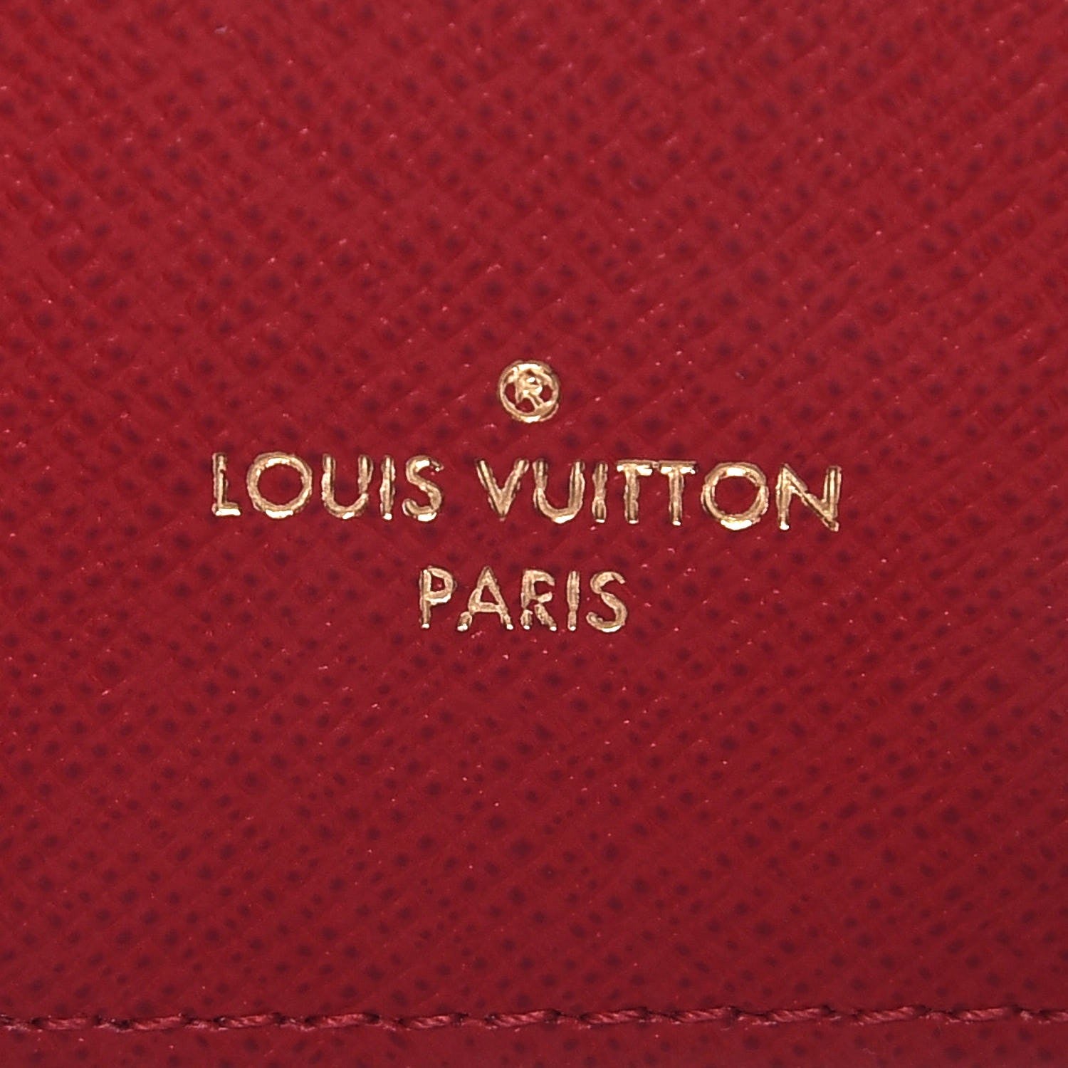 Louis Vuitton Damier Ebene Victorine Wallet Red 6 of 8
