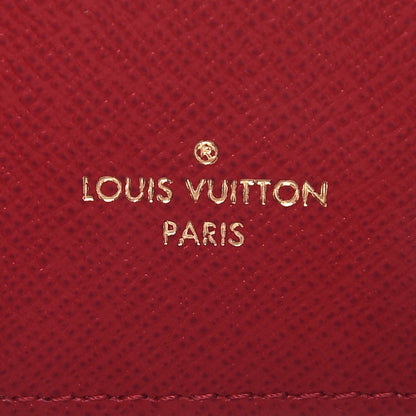 Louis Vuitton Damier Ebene Victorine Wallet Red 6 of 8